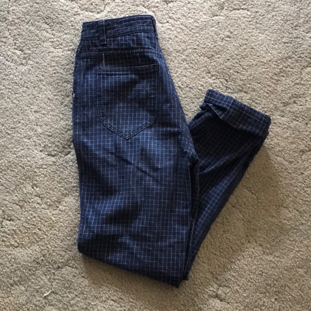 Vintage Levi Checker Mom Jeans